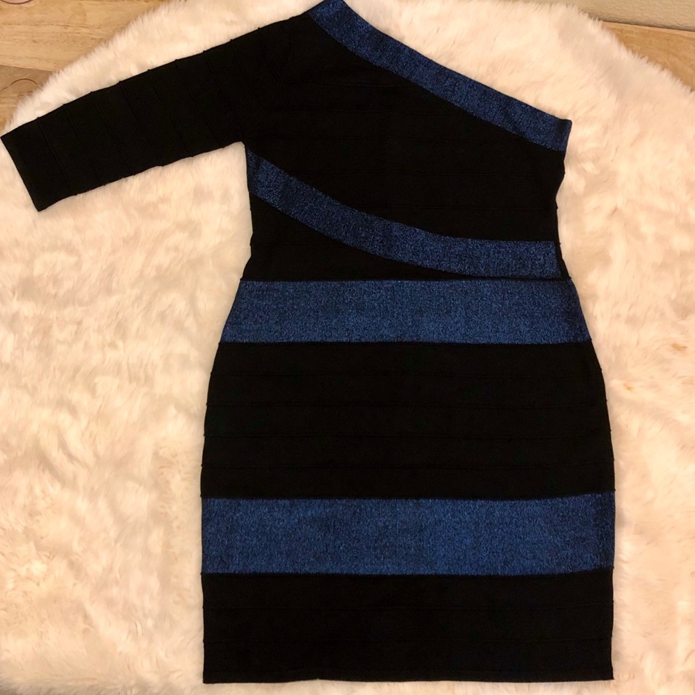 One Shoulder Bandage Dress